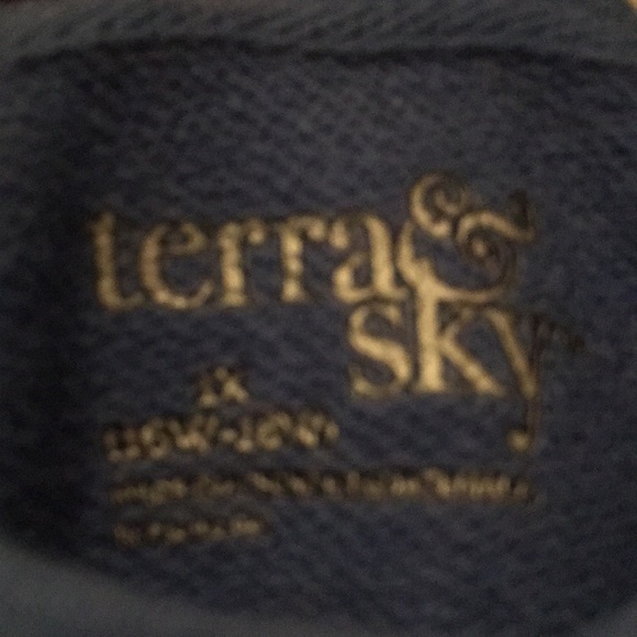 Big Comfy Plain Blue Sweater - Picture 2 of 2